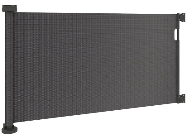 PawHut Skleněná Bezpečnostní Zábrana pro Psy 0-136 cm – Rozšiřitelná brána pro malé psy s aretačním spínačem | Aosom
