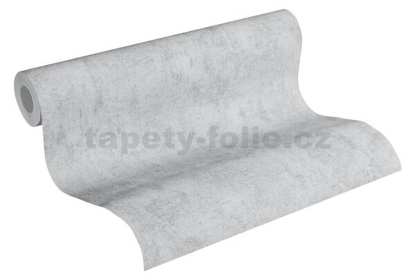 Vliesové tapety na zeď Blooming 2240-33, rozměr 10,05 m x 0,53 m, beton světle šedý, A.S. CRÉATION