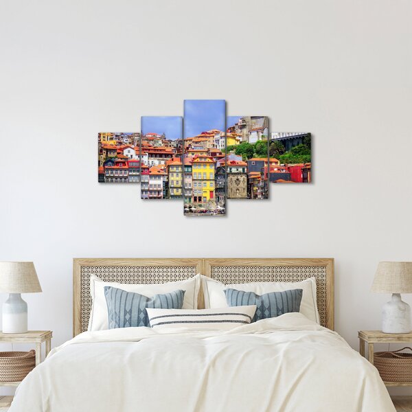 Obraz - Ribeira, Portugalsko (125x70 cm)
