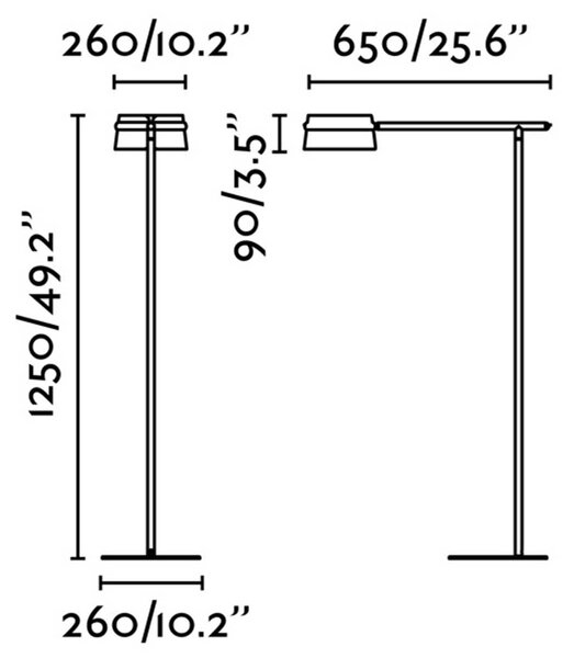 Faro Loop LED stojací stmívatelné svítidlo Béžová