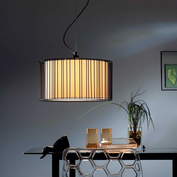 Faro Linda E27 závěsné svítidlo Bílá