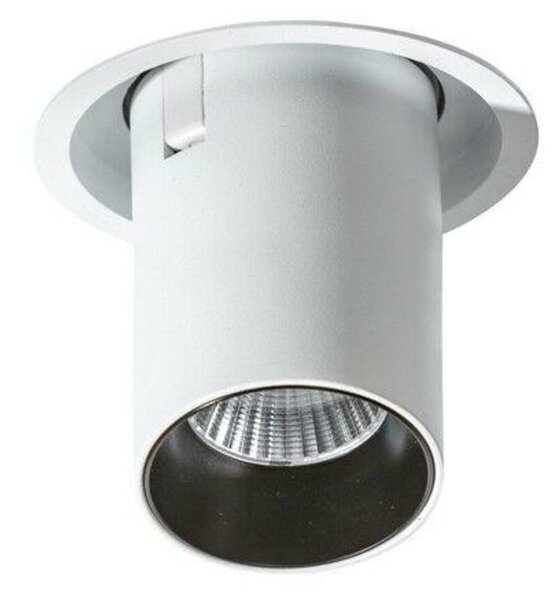 LED Stropní zápustné bodové svítidlo AZzardo Luna 15W Dimm white/black AZ2828 15W 1270lm 3000K stmívatelné bílo-černé