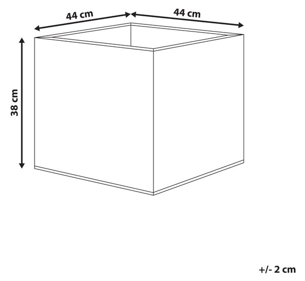 Květináč FEIYAN 44 cm Černá