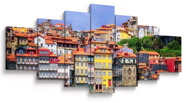 Obraz - Ribeira, Portugalsko (210x100 cm)