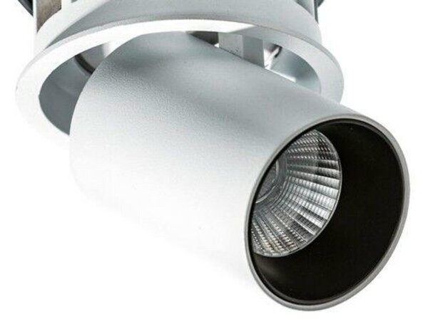 LED Stropní zápustné bodové svítidlo AZzardo Luna 15W Dimm white/black AZ2828 15W 1270lm 3000K stmívatelné bílo-černé