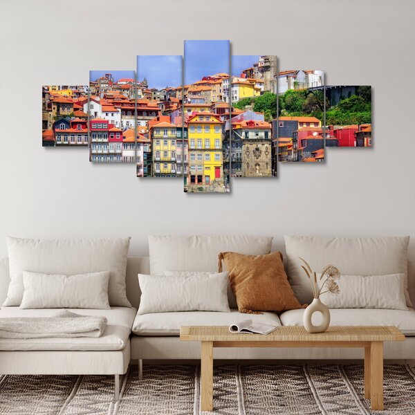 Obraz - Ribeira, Portugalsko (210x100 cm)