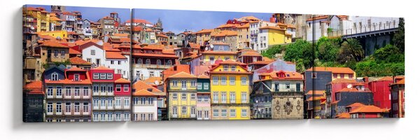 Obraz - Ribeira, Portugalsko (170x50 cm)