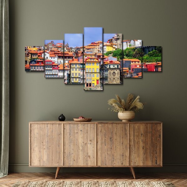 Obraz - Ribeira, Portugalsko (210x100 cm)