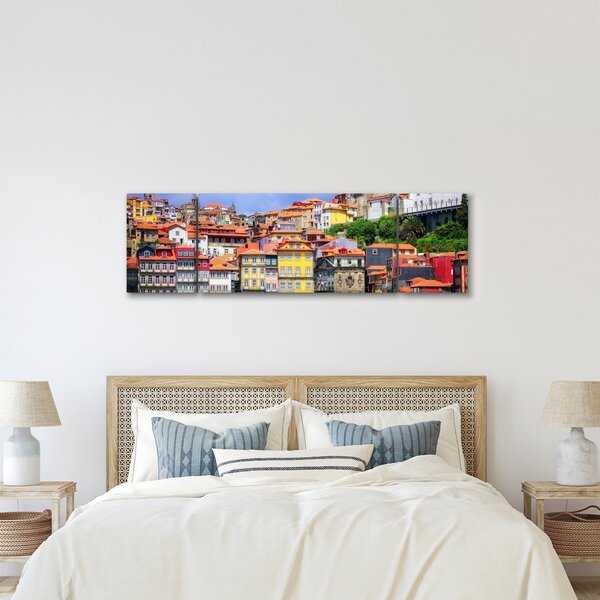 Obraz - Ribeira, Portugalsko (170x50 cm)