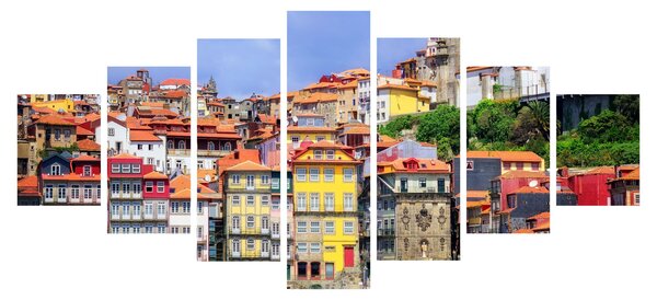 Obraz - Ribeira, Portugalsko (210x100 cm)