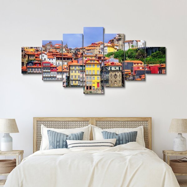 Obraz - Ribeira, Portugalsko (210x100 cm)