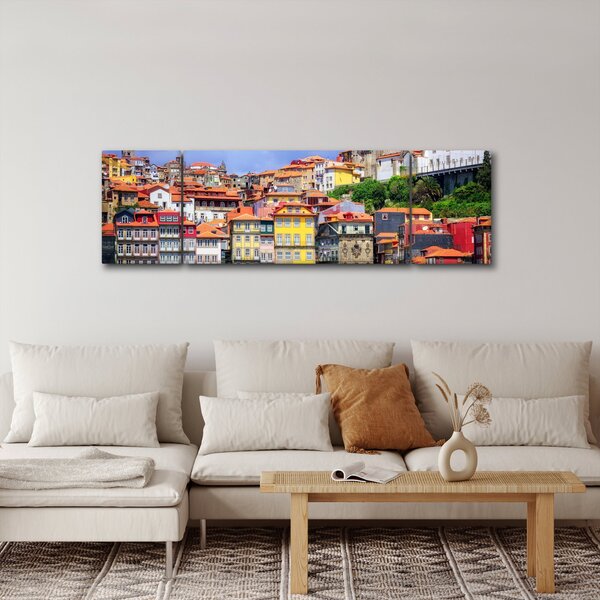 Obraz - Ribeira, Portugalsko (170x50 cm)