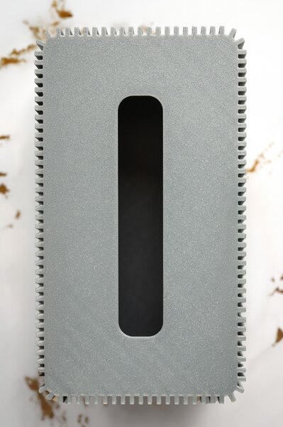 BOX SETA - Designový box na jednorázové kapesníčky, kamená šeď