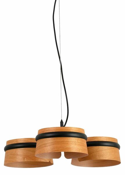 Faro Loop LED závěsné svítidlo Hnědá
