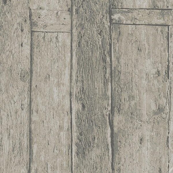 Vliesové tapety na zeď Imagine 31771, rozměr 10,05 m x 0,53 m, dřevěný obklad hnědý s výraznou strukturou, MARBURG