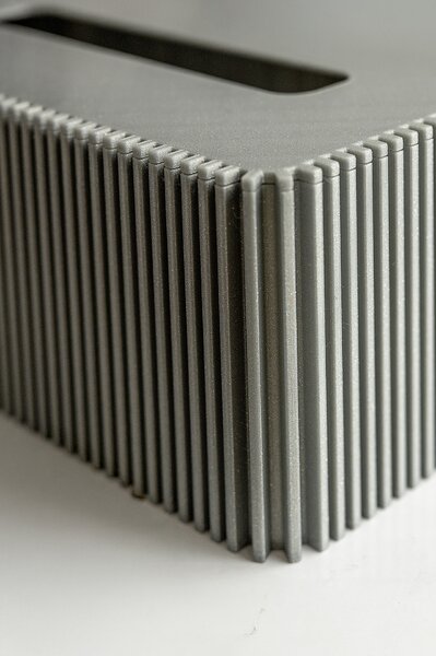 BOX SETA - Designový box na jednorázové kapesníčky, kamená šeď