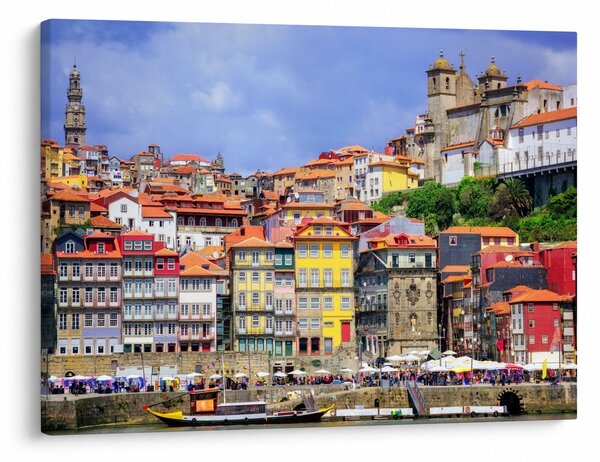 Obraz - Ribeira, Portugalsko (70x50 cm)