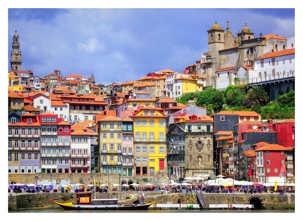 Obraz - Ribeira, Portugalsko (70x50 cm)