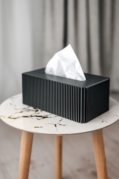 BOX SETA - Designový box na jednorázové kapesníčky, černá