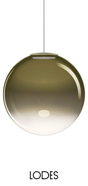Lodes Designové závěsné LED svítidlo NON RANDOM, 7W, ø 33 cm, CRI90 Barva: Kouřová