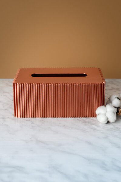 BOX SETA - Designový box na jednorázové kapesníčky, měděná