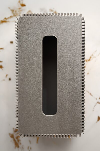 BOX SETA - Designový box na jednorázové kapesníčky, šedá