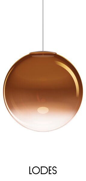 Lodes Designové závěsné LED svítidlo NON RANDOM, 7W, ø 33 cm, CRI90 Barva: Kouřová