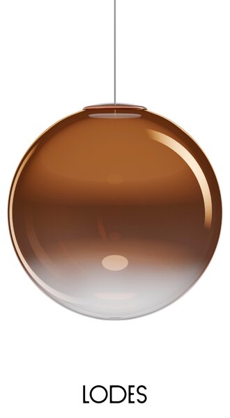 Lodes Designové závěsné LED svítidlo NON RANDOM, 7W, ø 38 cm, CRI90 Barva: Kouřová