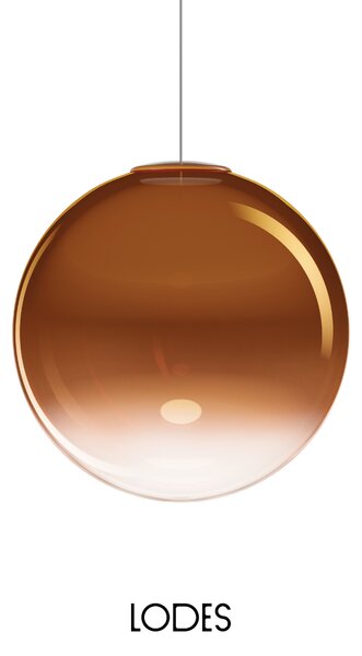 Lodes Designové závěsné LED svítidlo NON RANDOM, 7W, ø 38 cm, CRI90 Barva: Kouřová