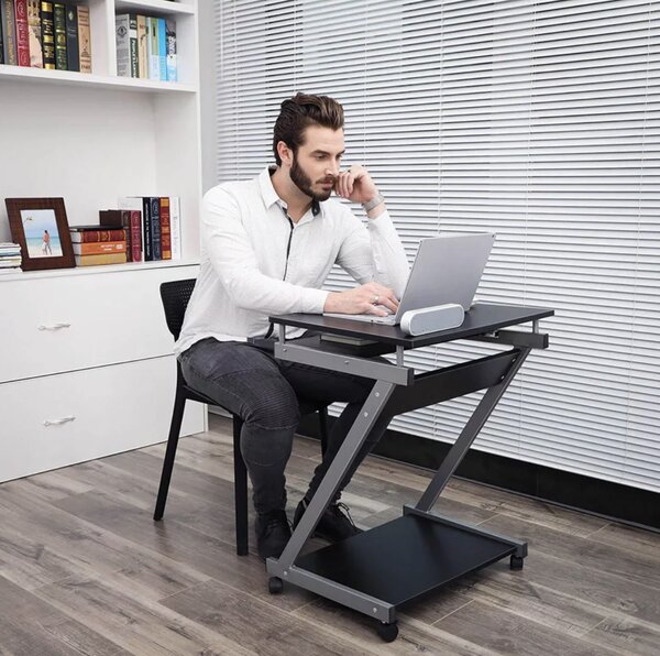 SONGMICS Pracovní stůl Vasagle Maxton černý