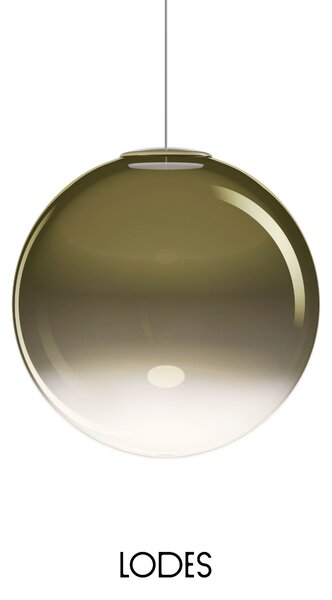 Lodes Designové závěsné LED svítidlo NON RANDOM, 7W, ø 38 cm, CRI90 Barva: Kouřová