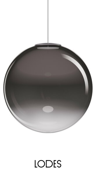 Lodes Designové závěsné LED svítidlo NON RANDOM, 7W, ø 38 cm, CRI90 Barva: Kouřová