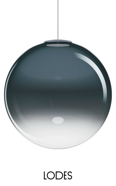 Lodes Designové závěsné LED svítidlo NON RANDOM, 7W, ø 43 cm, CRI90 Barva: Modrá