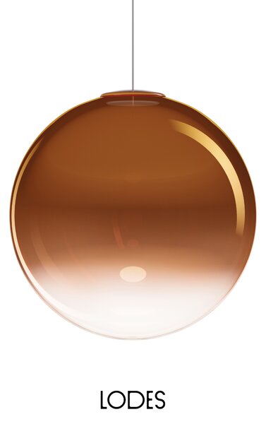 Lodes Designové závěsné LED svítidlo NON RANDOM, 7W, ø 43 cm, CRI90 Barva: Modrá