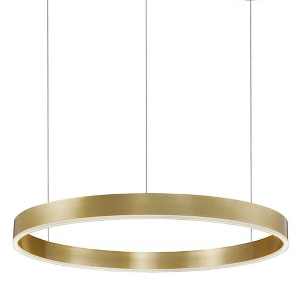 Nova Luce Motif LED kruhové závěsné svítidlo stmívatelné CCT Černá3000K TRIAC⌀150cm