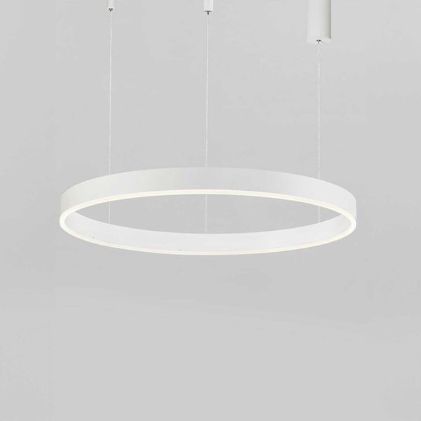 Nova Luce Motif LED kruhové závěsné svítidlo stmívatelné CCT Černá3000K TRIAC⌀150cm