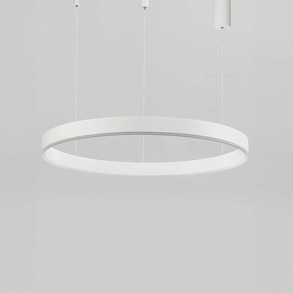 Nova Luce Motif LED kruhové závěsné svítidlo stmívatelné CCT Černá3000K TRIAC⌀150cm