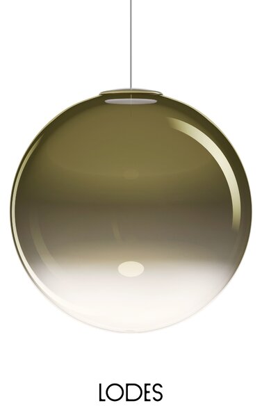Lodes Designové závěsné LED svítidlo NON RANDOM, 7W, ø 43 cm, CRI90 Barva: Modrá