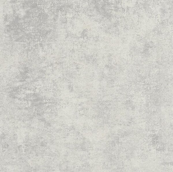 Vliesové tapety IMPOL New Wall 37425-4, rozměr 10,05 m x 0,53 m, omítkovina šedá s odlesky, A.S. Création