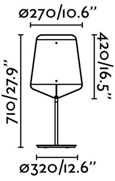 Faro Stood E27 dřevěné stolní svítidlo