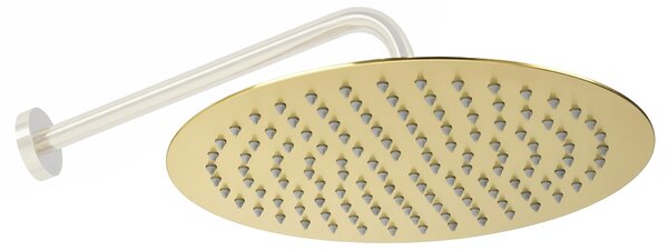 Rea Rea, kulatá hlavová sprcha o průměru 250 mm, zlatá lesklá, REA-P0506
