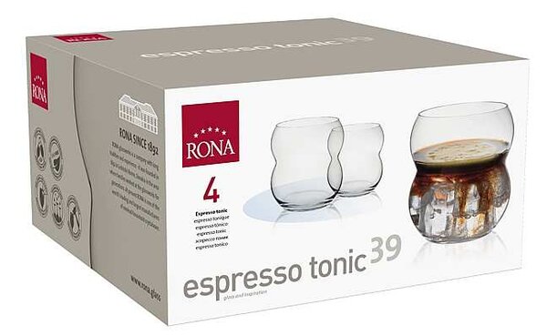 Rona sklenice Espresso tonic 395 ml 4 ks