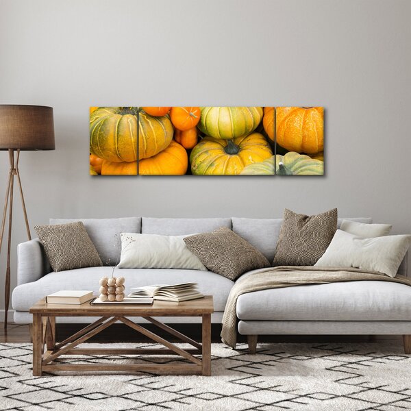 Obraz - Podzimní dýně (170x50 cm)