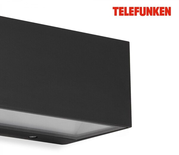 BRILONER TELEFUNKEN LED venkovní svítidlo 18,5 cm 6W 600lm černá TF 314405TF