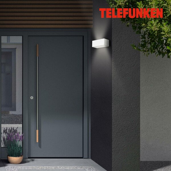 BRILONER TELEFUNKEN LED venkovní svítidlo 18,5 cm 12W 1300lm bílé TF 314406TF