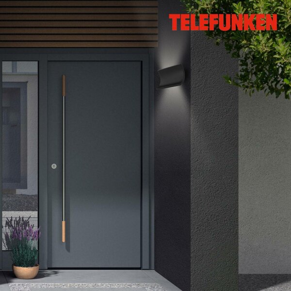 BRILONER TELEFUNKEN LED venkovní svítidlo 19,7 cm 2x6W 600lm černá TF 312805TF