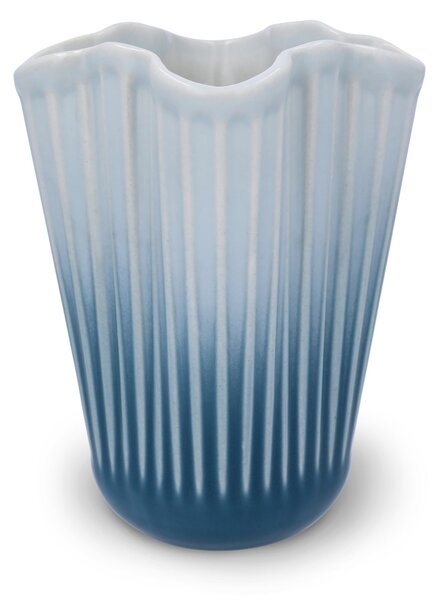 Keramická váza Hammershøi Unfold Blue 16,5 cm