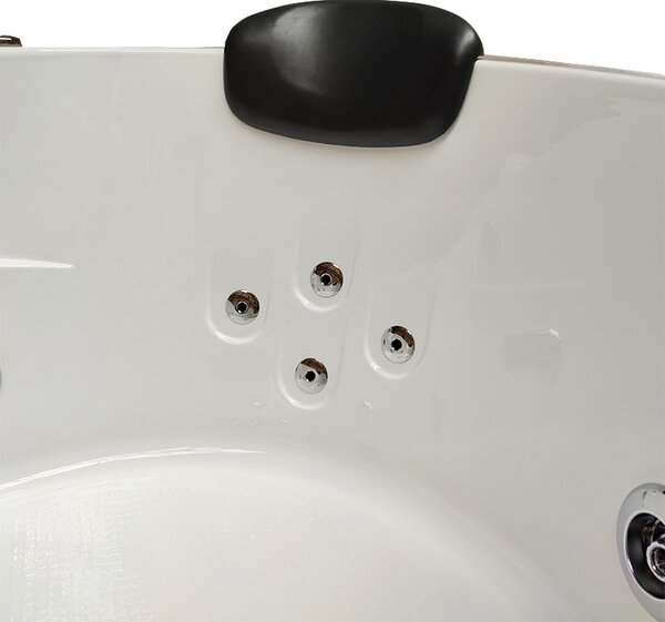 BPS-koupelny Hydromasážní vana HYD-OR632CH 135x135 s ohřevem vody