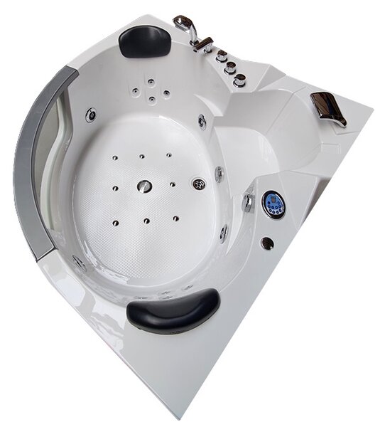 BPS-koupelny Hydromasážní vana HYD-OR632CH 135x135 s ohřevem vody