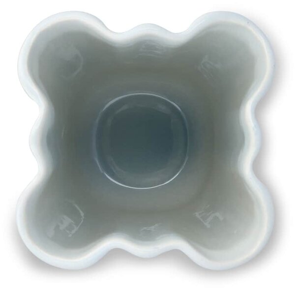 Keramická váza Hammershøi Unfold Blue 16,5 cm